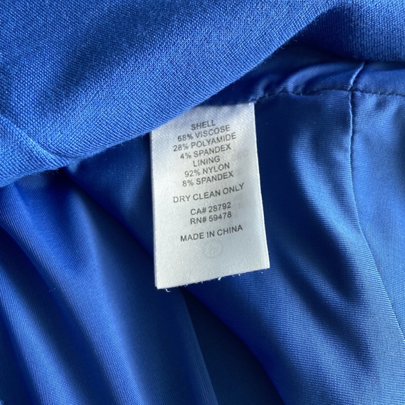 RACHEL ZOE Royal Blue soft corset style top. NWT Size M - Picture 6 of 6